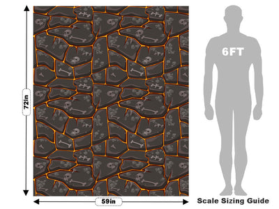 Magma Revelations Halloween Vehicle Wrap Scale~Rwraps Series 914 Magma Revelations Halloween Measurements~1