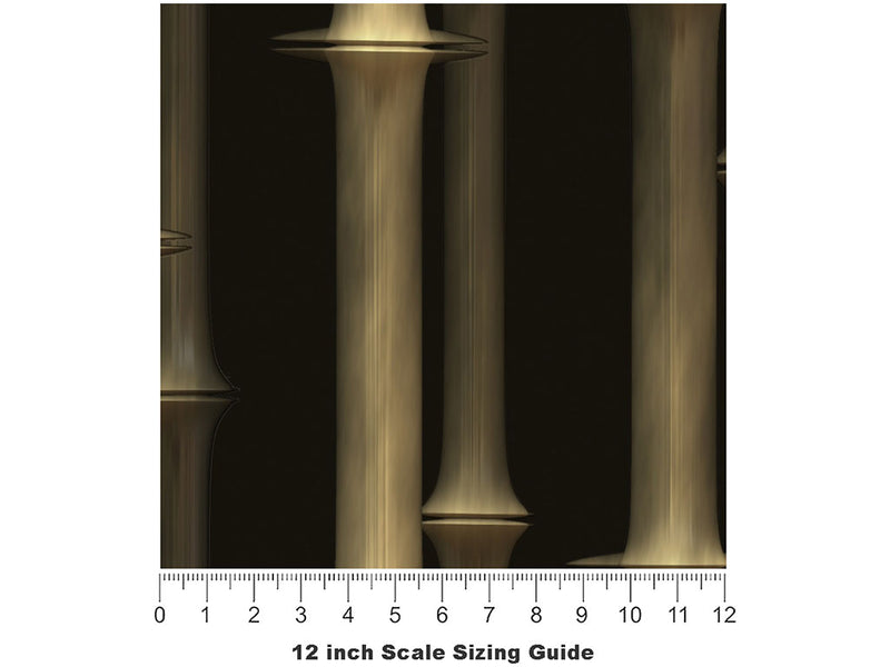 Magnificent Multiplex Bamboo Vinyl Film Pattern Size 12 inch Scale~Rwraps Magnificent Multiplex Bamboo Sizing Chart~2