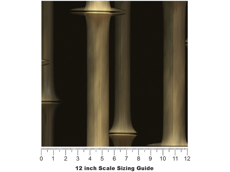 Magnificent Multiplex Bamboo Vinyl Film Pattern Size 12 inch Scale~Rwraps Magnificent Multiplex Bamboo Sizing Chart~2