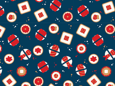 Maguro Madness Food Vinyl Wrap Pattern~Rwraps Series 914 Digitally Printed Vinyl Wrap~0