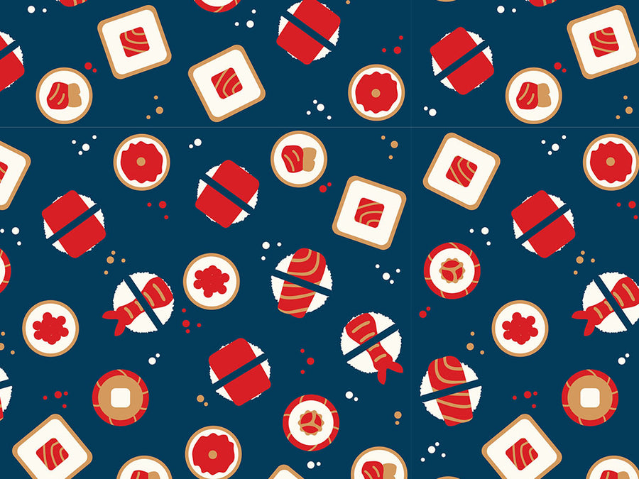 Maguro Madness Food Vinyl Wrap Pattern~Rwraps Series 914 Digitally Printed Vinyl Wrap~0