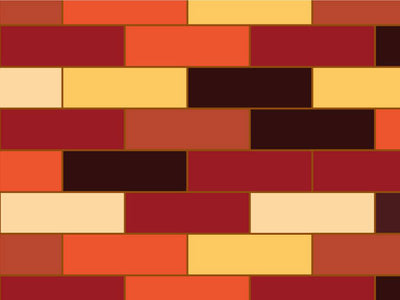 Mahogany Brown Brick Vinyl Wrap Pattern~Rwraps Series 914 Digitally Printed Vinyl Wrap~0