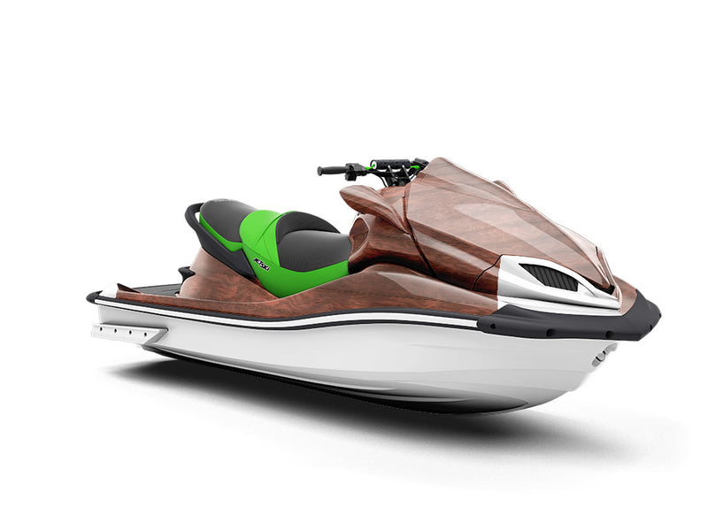 Mahogany  Wood Plank Jet Ski Vinyl Customized Wrap
