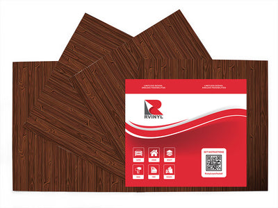 mahogany  Craft Vinyl Sheet Pack
