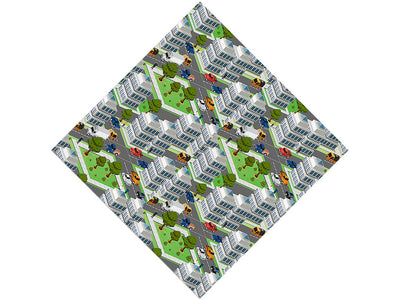 Main Thoroughfare Cityscape Vinyl Wrap Pattern