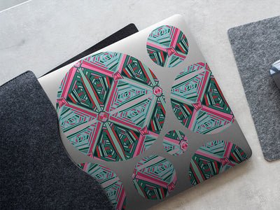 make out art deco DIY Laptop Stickers
