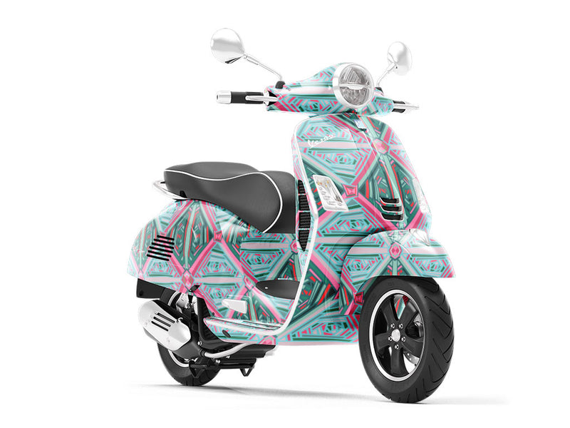 Make Out Art Deco Vespa Scooter Wrap Film
