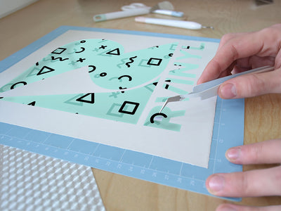 making measure abstract geometric Easy Weed Craft Vinyl