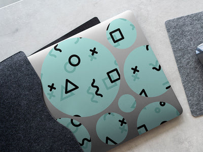 making measure abstract geometric DIY Laptop Stickers