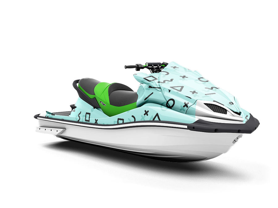 Making Measure Abstract Jet Ski Vinyl Customized Wrap