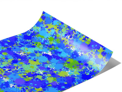 Man Overboard Paint Splatter Vinyl Wraps~Rwraps Series 914 Digitally Printed Vinyl Wrap~0