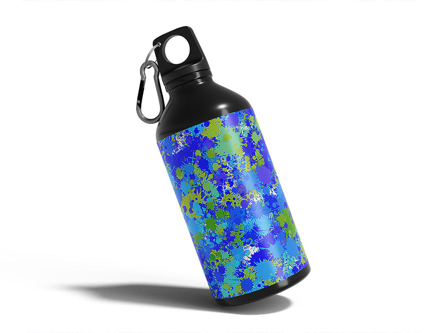 man overboard paint splatter Water Bottle DIY Stickers