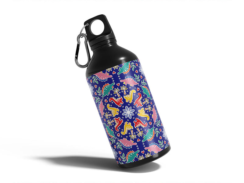mandala masters dinosaur Water Bottle DIY Stickers