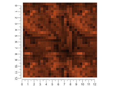 mango tango pixel 1ft x 1ft Craft Sheets