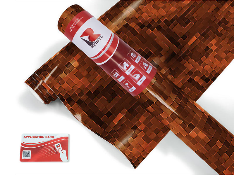mango tango pixel Craft Vinyl Roll