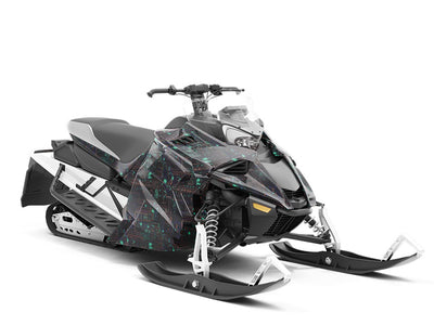 Manic Megabyte Technology Custom Wrapped Snowmobile