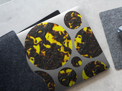 mantle plume lava DIY Laptop Stickers