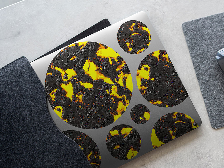 mantle plume lava DIY Laptop Stickers
