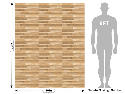 Maple  Wooden Parquet Vehicle Wrap Scale~Rwraps Series 914 Maple  Wooden Parquet Measurements~2