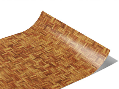 Maple  Wooden Parquet Vinyl Wraps~Rwraps Series 914 Digitally Printed Vinyl Wrap~1