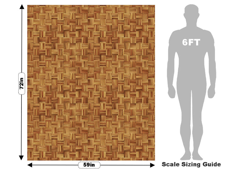 Maple  Wooden Parquet Vehicle Wrap Scale~Rwraps Series 914 Maple  Wooden Parquet Measurements~2