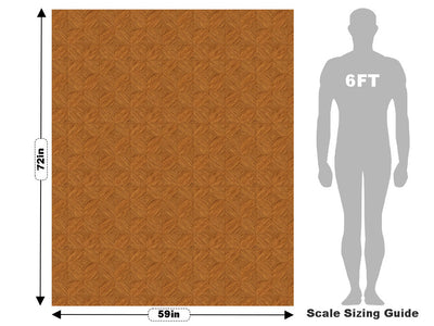 Maple Star Wooden Parquet Vehicle Wrap Scale~Rwraps Series 914 Maple Star Wooden Parquet Measurements~2