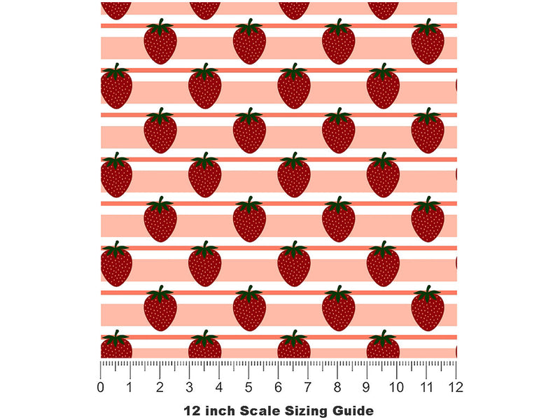 Mara Des Bois Fruit Vinyl Film Pattern Size 12 inch Scale~Rwraps Mara Des Bois Fruit Sizing Chart~2