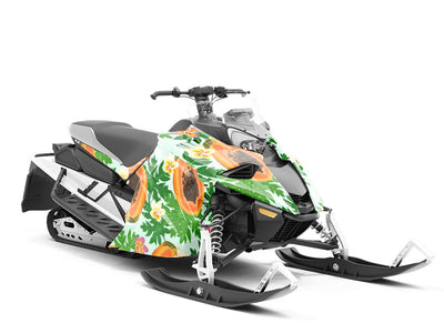 Maradol  Fruit Custom Wrapped Snowmobile