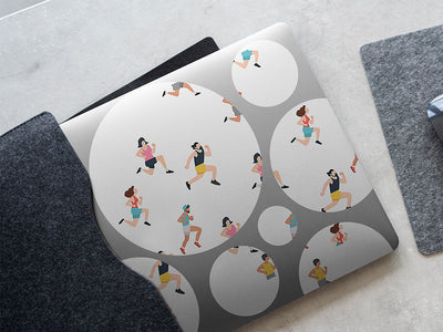 marathon champs sport DIY Laptop Stickers