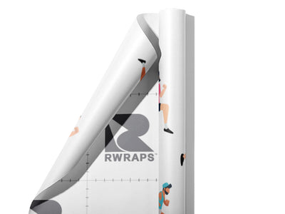 Marathon Champs Sport Wrap Film Sheets~Rwraps Series 914 Marathon Champs Sport Scrolled Sheet~3