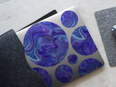 march birthday gemstone films DIY Laptop Stickers