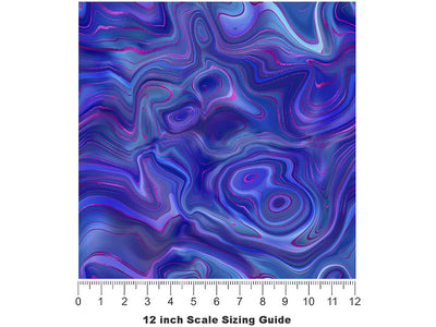 March Birthday Gemstone Vinyl Film Pattern Size 12 inch Scale~Rwraps March Birthday Gemstone Sizing Chart~2