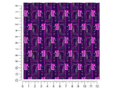mardi gras mosaic 1ft x 1ft Craft Sheets