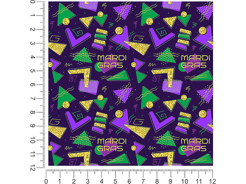 mardi gras  1ft x 1ft Craft Sheets