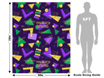 Mardi Gras Americana Vehicle Wrap Scale~Rwraps Series 914 Mardi Gras Americana Measurements~2