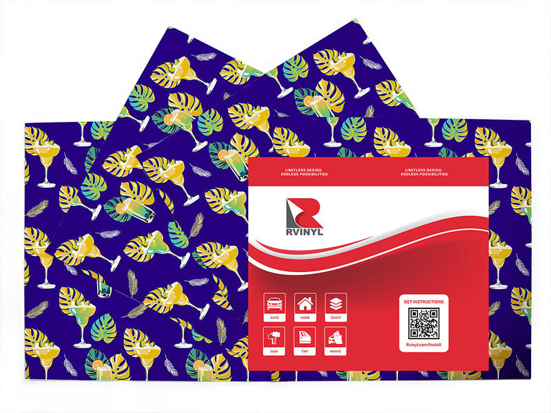 margarita madness alcohol Craft Vinyl Sheet Pack