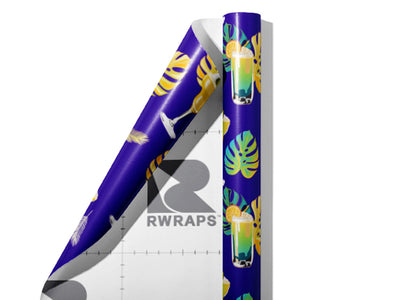 Margarita Madness Alcohol Wrap Film Sheets~Rwraps Series 914 Margarita Madness Alcohol Scrolled Sheet~3