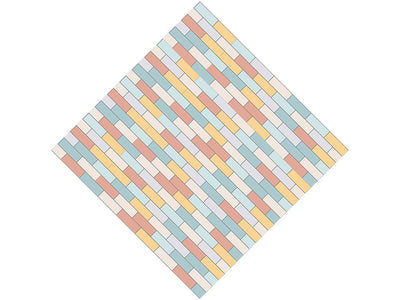 Marian Blue Brick Vinyl Wrap Pattern