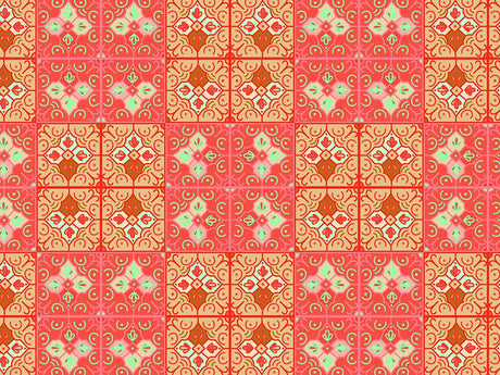 Marigold Tile Vinyl Wrap Pattern~Rwraps Series 914 Digitally Printed Vinyl Wrap~0