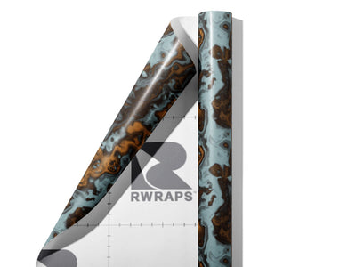 Marine Glass Epoxy-Resin Wrap Film Sheets~Rwraps Series 914 Marine Glass Epoxy-Resin Scrolled Sheet~5