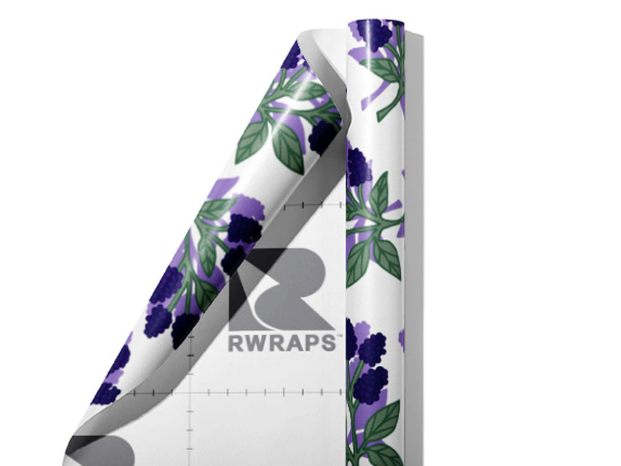 Marion Bush Fruit Wrap Film Sheets~Rwraps Series 914 Marion Bush Fruit Scrolled Sheet~3
