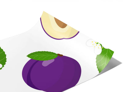 Marjories Seedling Fruit Vinyl Wraps~Rwraps Series 914 Digitally Printed Vinyl Wrap~0