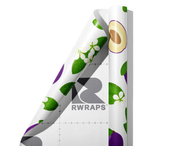 Marjories Seedling Fruit Wrap Film Sheets~Rwraps Series 914 Marjories Seedling Fruit Scrolled Sheet~3