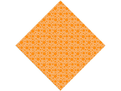 Marmalade Orange Polka Dot Vinyl Wrap Pattern