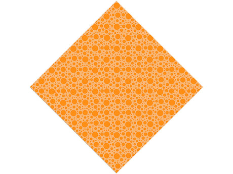 Marmalade Orange Polka Dot Vinyl Wrap Pattern