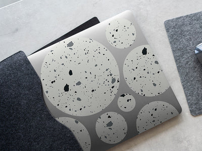marmo terrazzo stone DIY Laptop Stickers