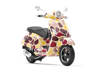 Maroon Company Cobblestone Vespa Scooter Wrap Film