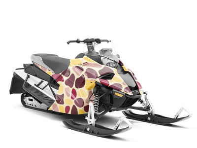 Maroon Company Cobblestone Custom Wrapped Snowmobile