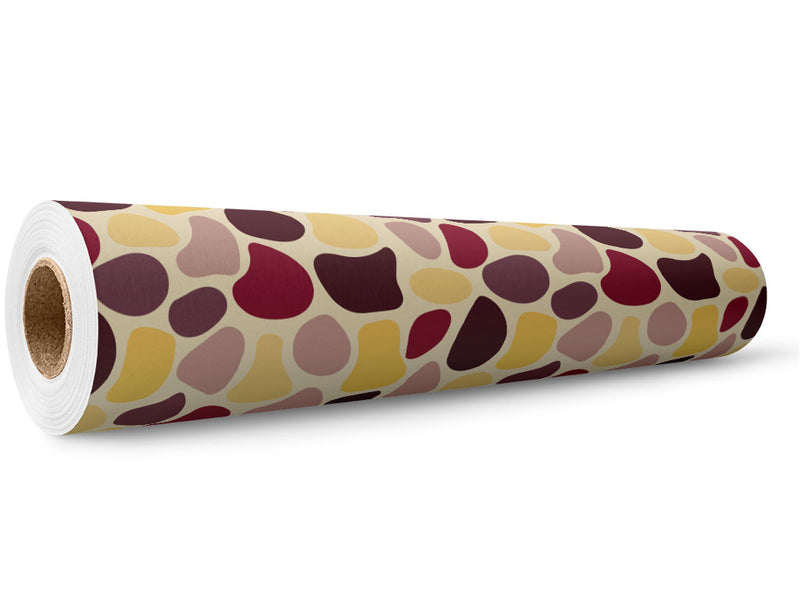 Maroon Company Cobblestone Wrap Film Wholesale Roll~Rwraps Series 914 Digitally Printed Vinyl Roll~5