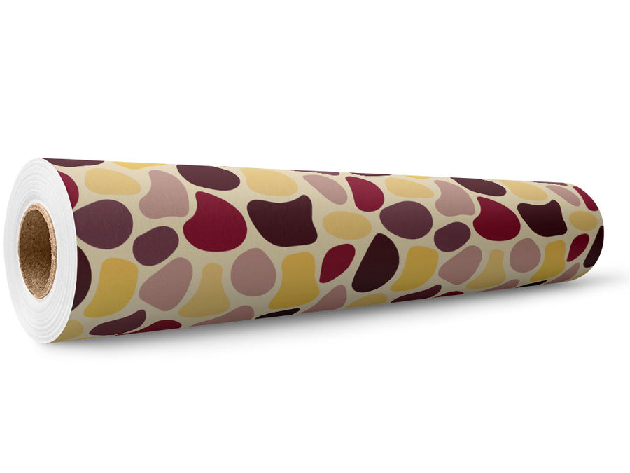 Maroon Company Cobblestone Wrap Film Wholesale Roll~Rwraps Series 914 Digitally Printed Vinyl Roll~5